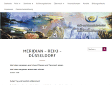 Tablet Screenshot of meridian-reiki.de